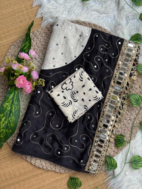 Vastrangan real mirror sarees at cheap rate